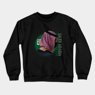 SAUDI ARABIA's TRADITIONALE DRESS GREEN SAUDI Crewneck Sweatshirt